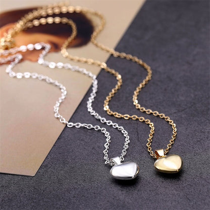 KISSWIFE Fashion Jewelry Glossy Heart Pendant Necklace Clavicle Necklace For Women Girl Gift Cute/Romantic Choker Jewelry 2019