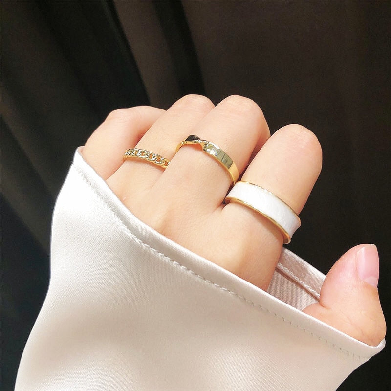 Set of 2 Hollow Out Heart Open Rings for Women Girl Couple Adjustable Tail Ring Wedding Band Anniversary Gift Engagement Jewelry